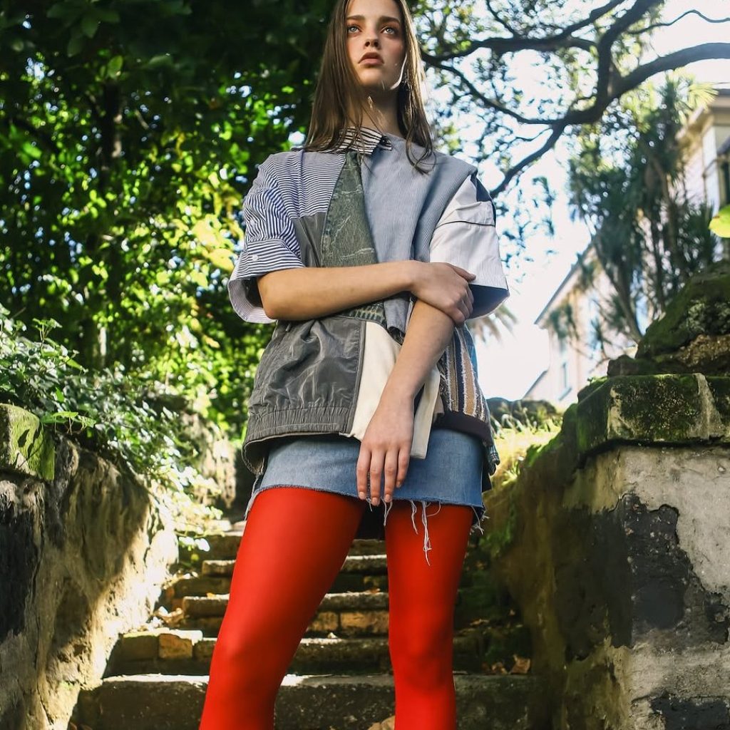 Anameika photographed for Fashion Revolution  Photography: @ronaldrieza Styling: @natibertolo Assistant: @amanda.remade Designers: @joshjozsef @alise.vintage @suemrozinski @hannahemson @rosiesfashiondiary @sophielee.munro @rightsaidthread.textilerescue @tamsinfalconer @natibertolo