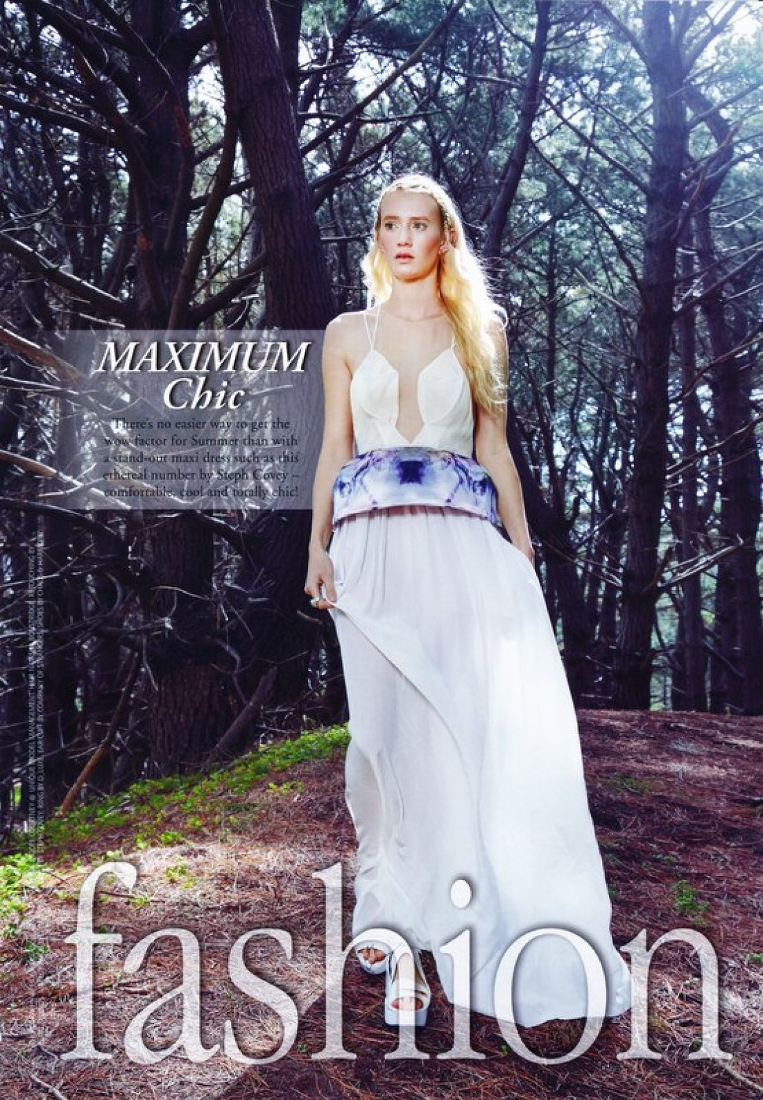 Courtney for M2 Woman shot by Fiona Quinn, styling by Zeenat Wilkinson