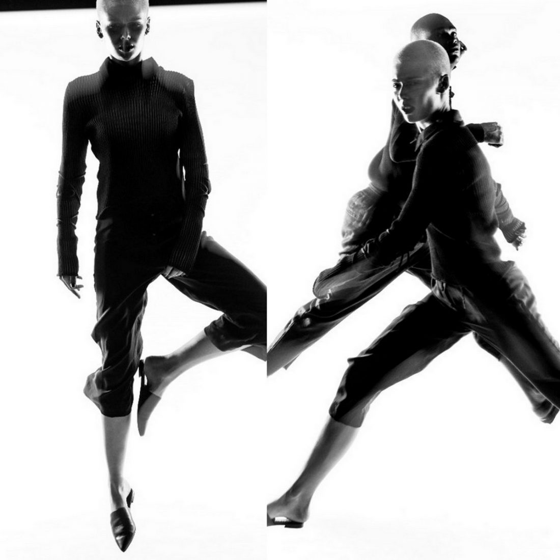 Hope photographed by Luke Foley Martin for Black Magazine ; Artistic Direction: Lenard Johnston    Fashion Editor: Josh Lee    Hair: Lenard Johnston    Makeup: Olga Gill    Photo Assist: Jason Kapurubandara