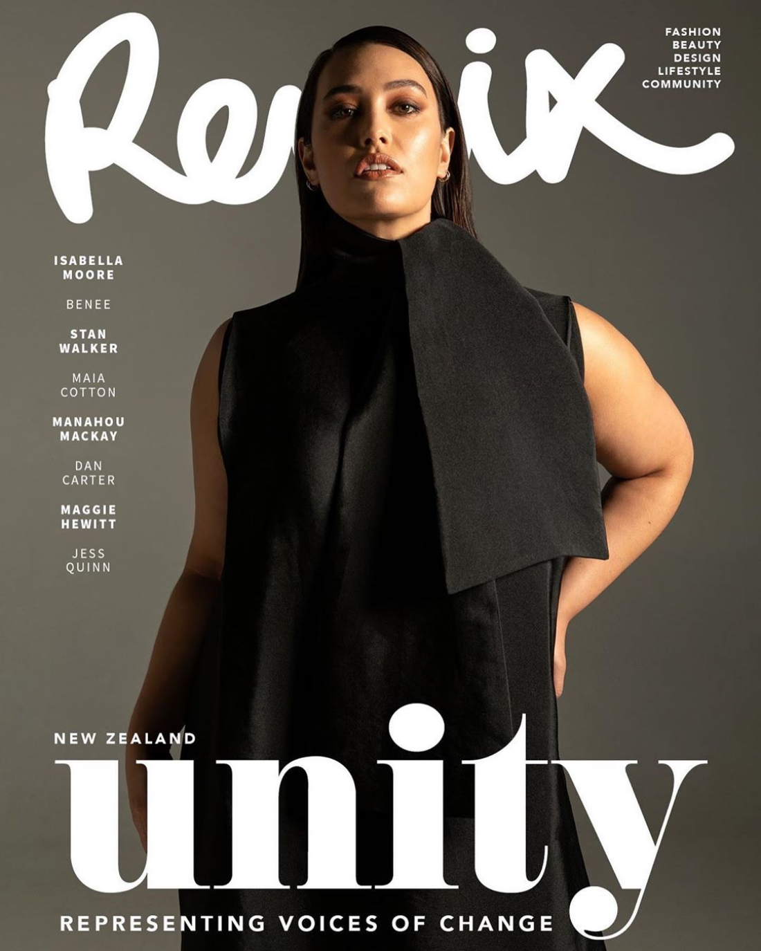 Isabella Moore for Remix Magazine photographed by Guy Coombes, MUA; Kiekie Stanners, Stylist; Sammy Salsa