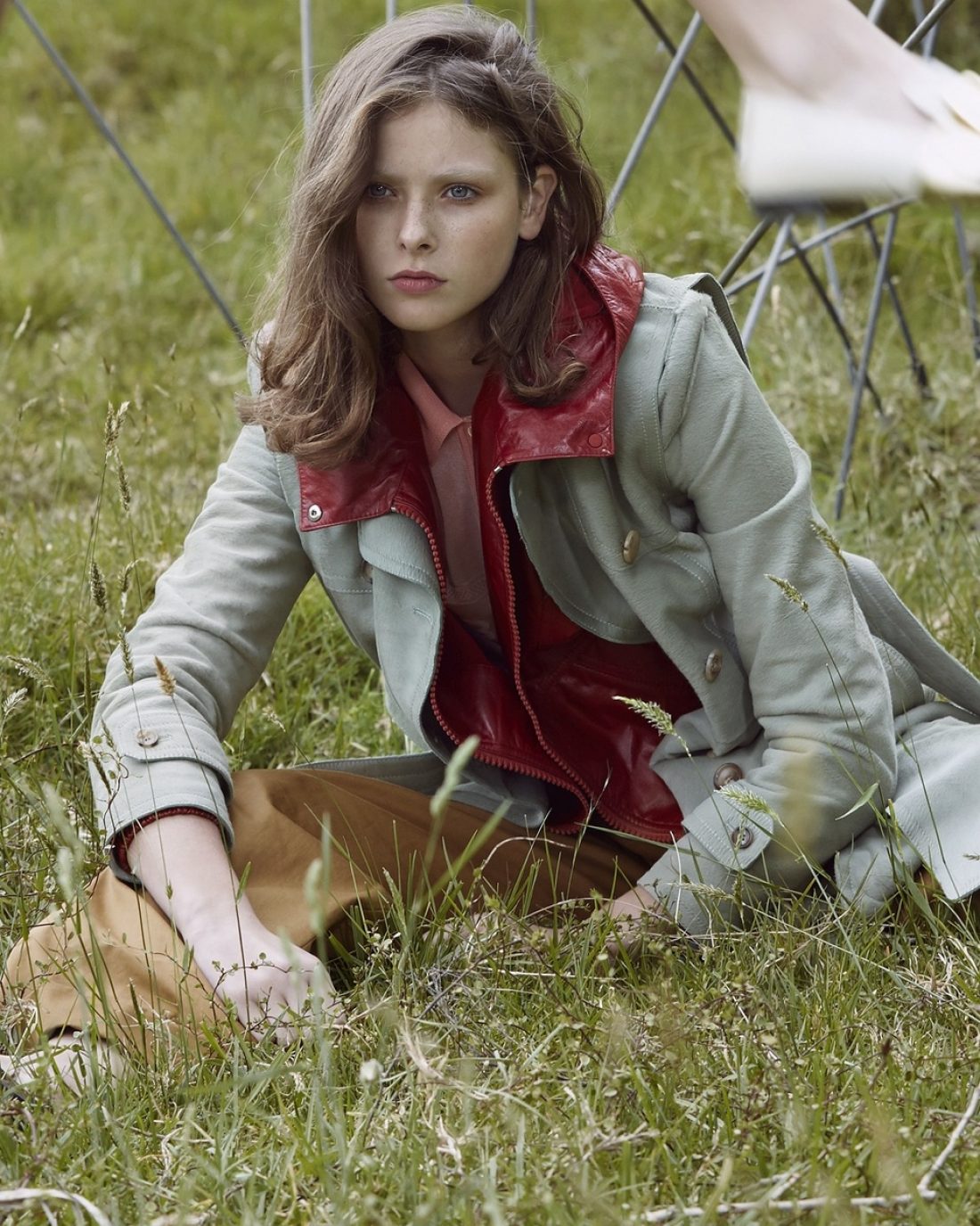 Brooklyn & Francesca photographed by Karen Inderbitzen Waller & Delphine Planqueel fror Black Magazine in Bally ; Mua: Sophy Phillips Hair: Sean Patrick Mahoney @ Colleen