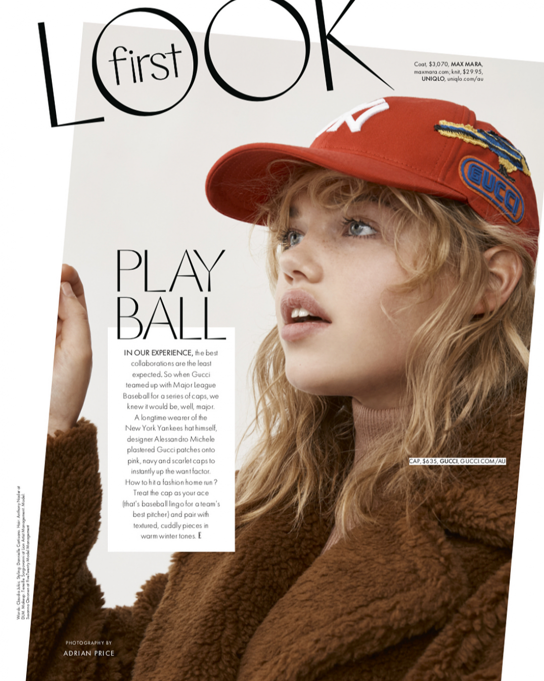 Susanna photographed for ELLE AUSTRALIA by Adrian Price @aidocardo  STYLING: Dannielle Cartisano @danni_cartisano  HAIR: Anthony Nader @anthony_nader  MUA: Teneille Sorgiovanni @teneillesorg