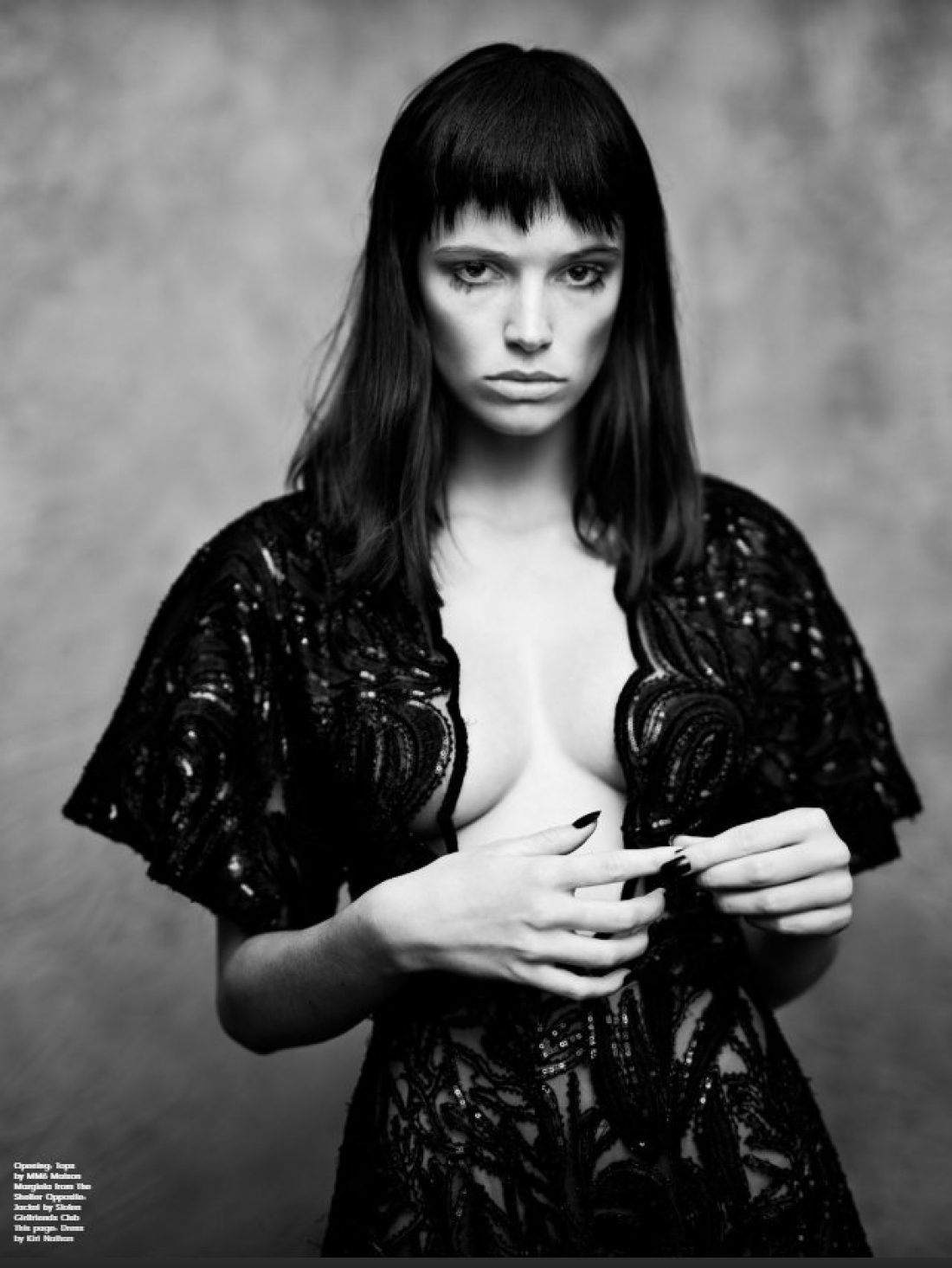 Erin & Polly photographed for #BLKONBLK12 by Charles Howells , Fashion: Rachael Churchward ; Hair Greg Murrell at Ryder Salon; Mua Sharlene Cassidy