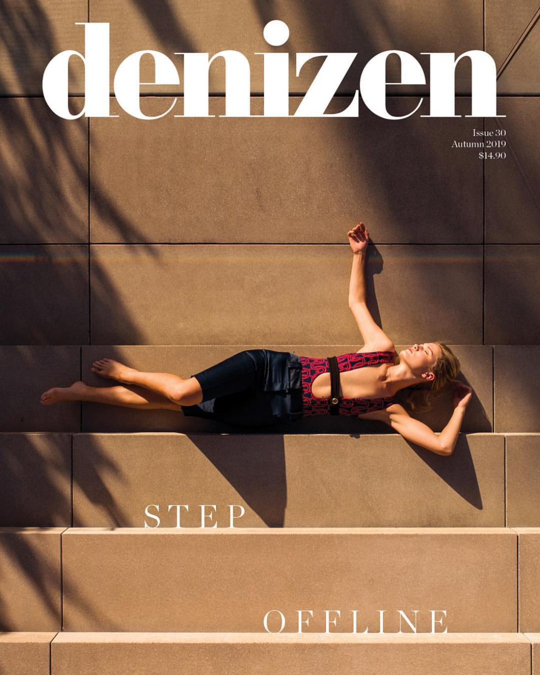 Polly photographed for Denizen magazine Cover & Editorial by Mara Sommer & Petra Leary; styled by Margie Cooney HMU Virginia Carde