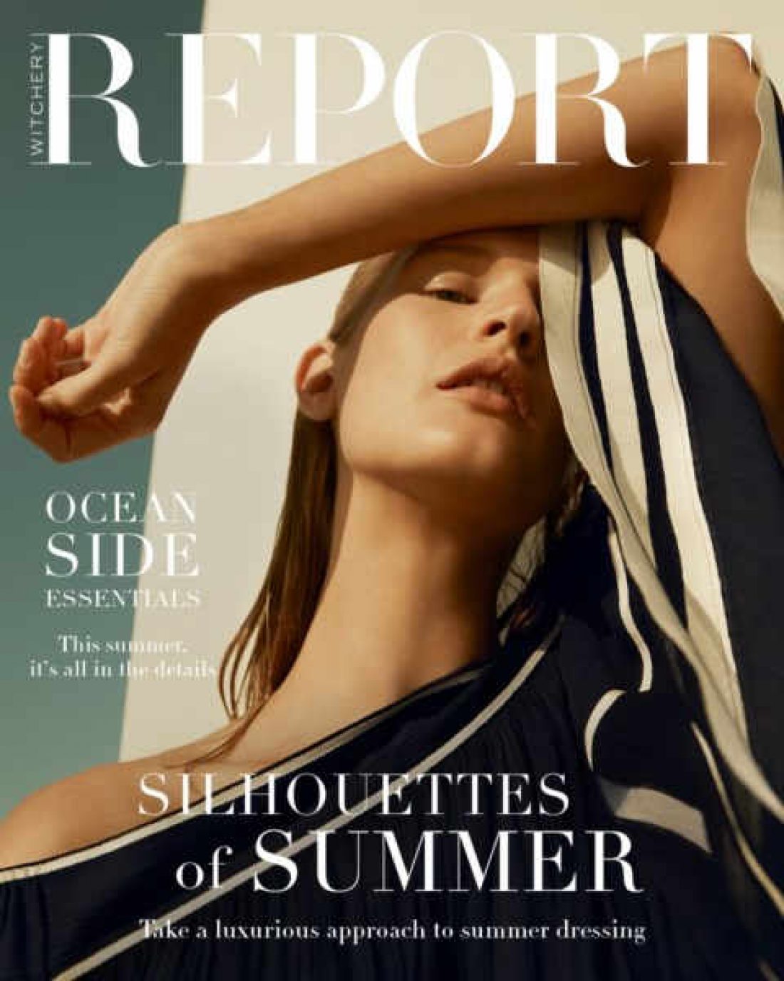 Jade photographed by Georges Antoni for @witcheryfashion Report Issue 86 Cover; Stylist @sarasmithstylist;  Makeup @lindajefferyesmakeup #WitcheryReport #WitcheryStyle #theartistgroup