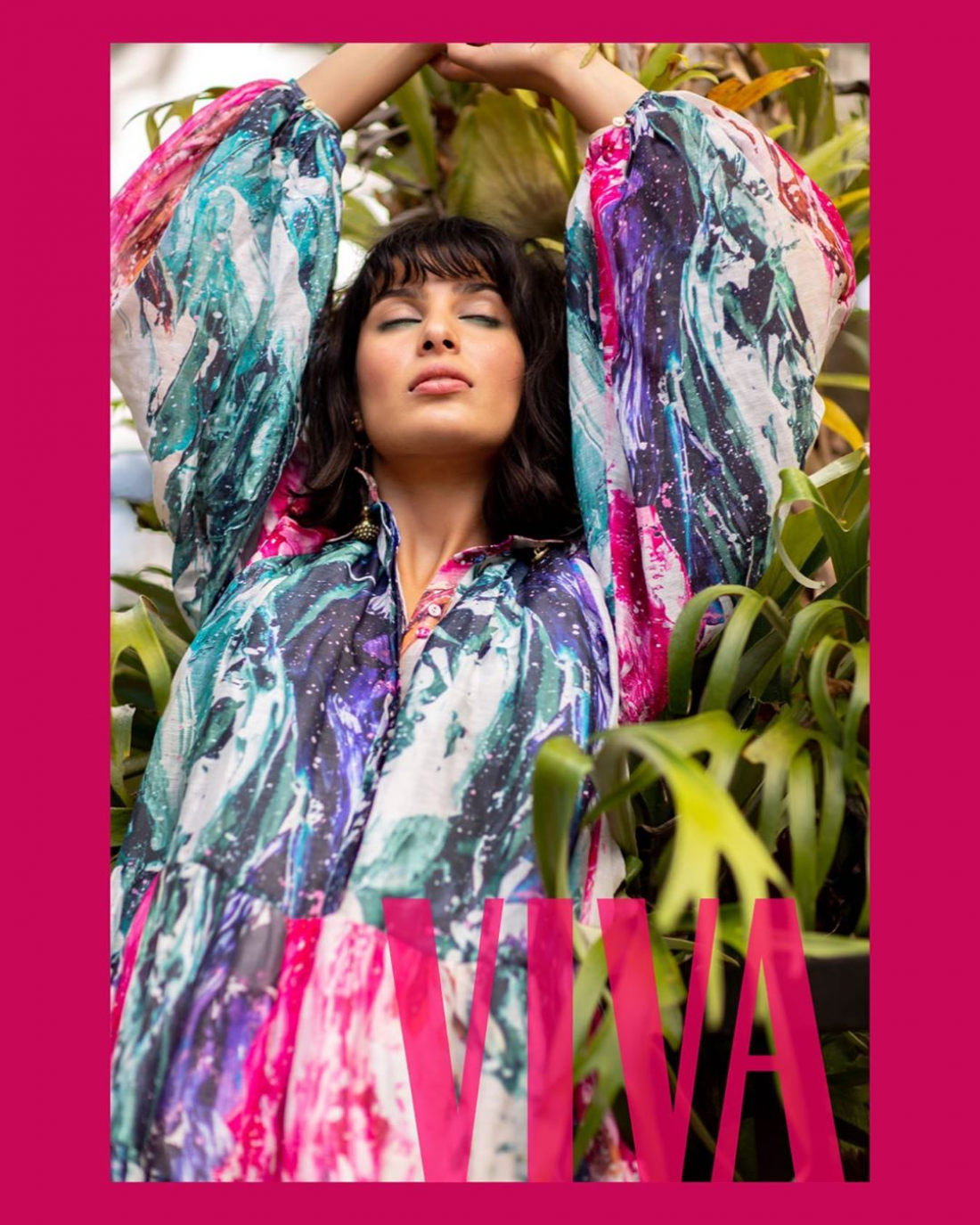 Ria photographed for Viva Magazine by Babiche Martens in Aje Fashion Dan Ahwa