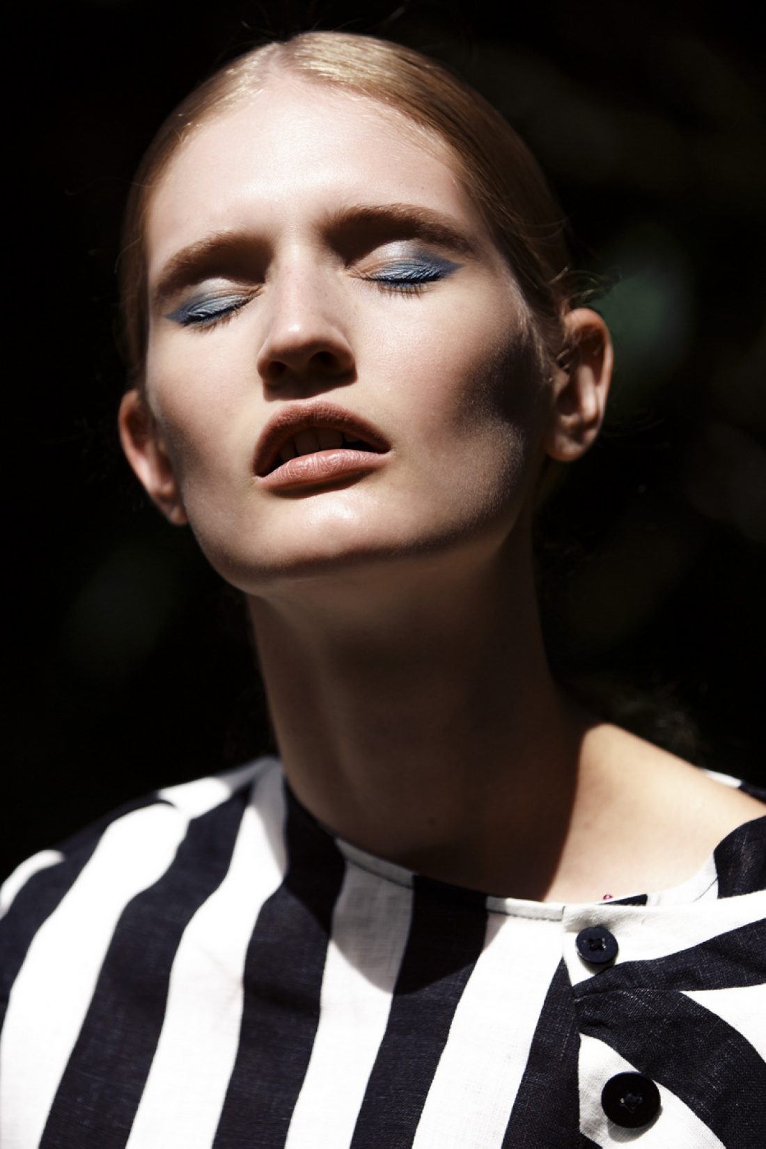 Jade photographed by Carolyn Haslett for BLKONBLK #5 Fashion Editor: Ethan Butler Make-up assist: Phoebe Watt