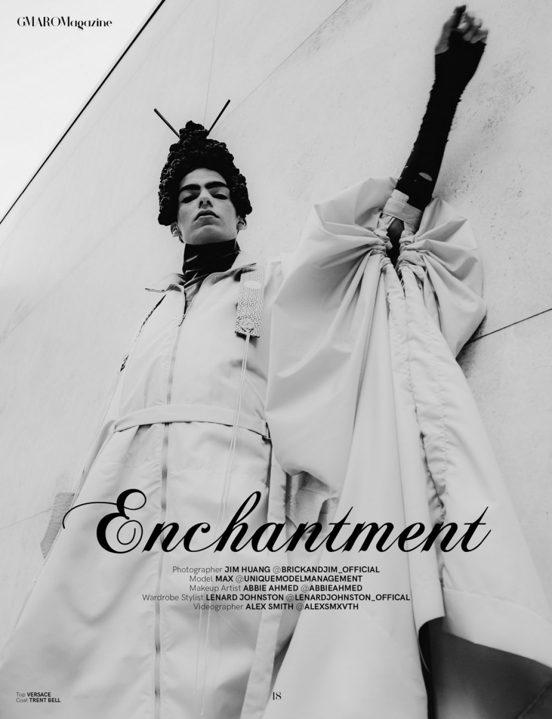 Max for GMARO Magazine | Photographer: Jim Huang | Styling: Lenard Johnston | Makeup: Abbie Ahmed | Videography: Alex Smith