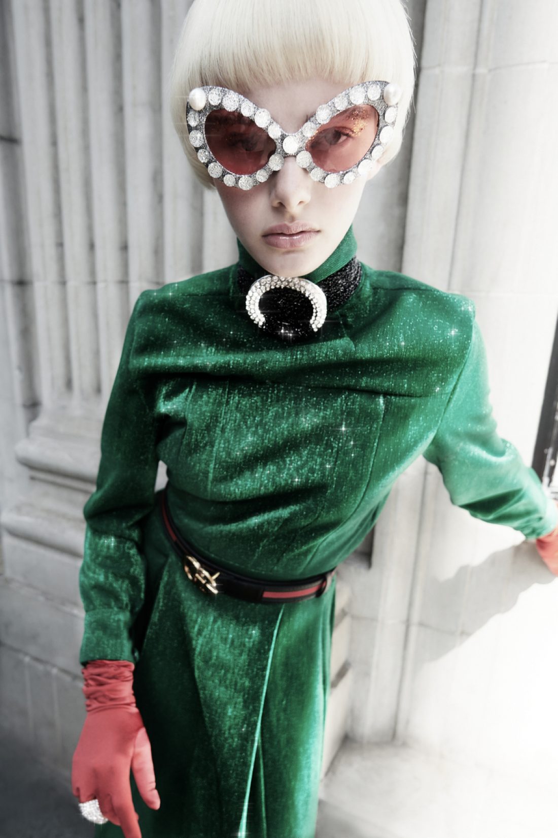 Sienna for Archive Magazine – Photographed by Jacko Doudney, makeup by Olga Gill, and styling by Lenard Johnston