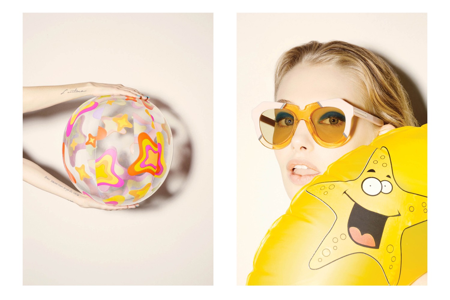 Marnie for Karen Walker Eyewear shot by James K Lowe