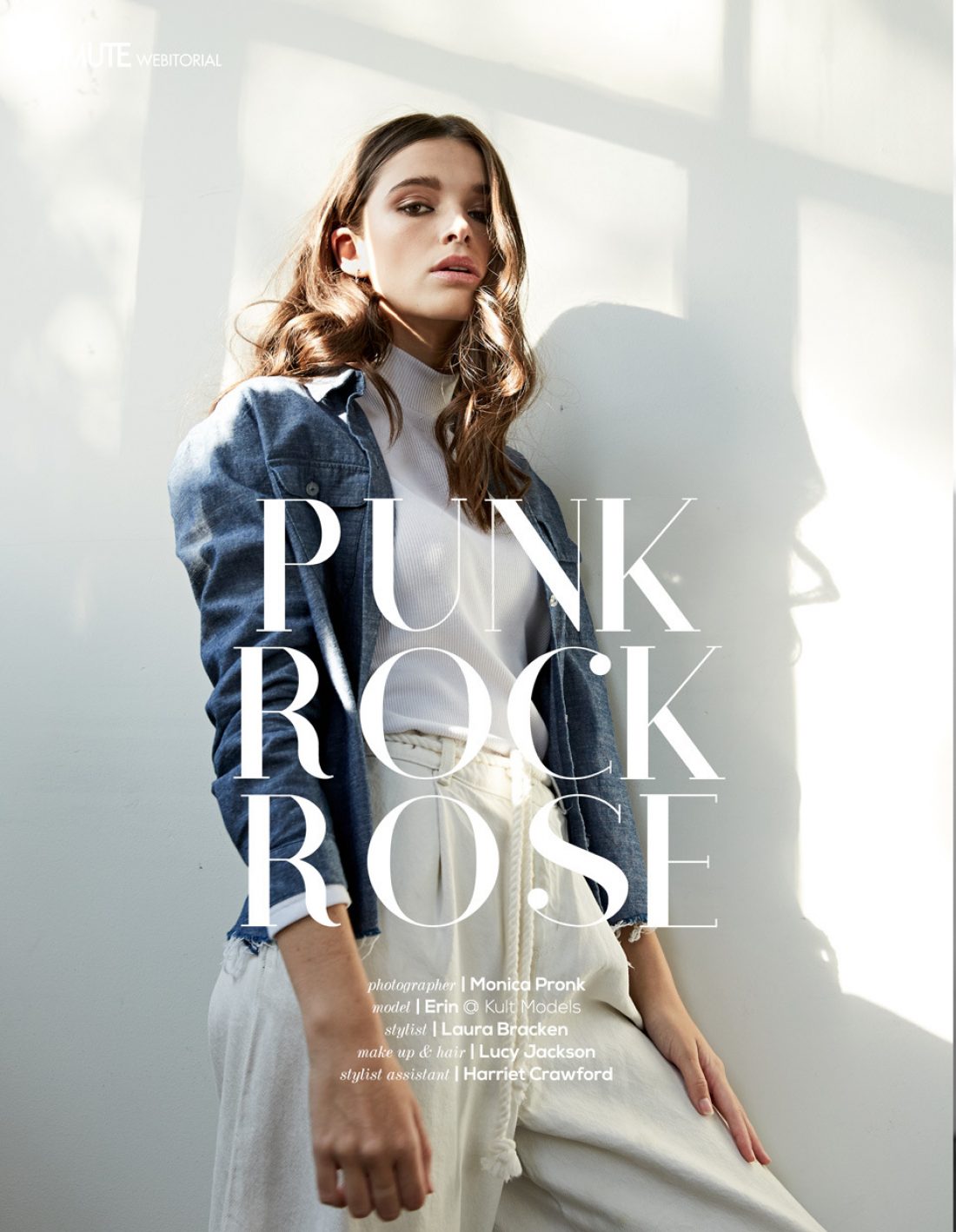 Erin photographed by Monica Pronk; Styling Laura Bracken; Mua/Hair: Lucy Jackson; Stylist Assist: Harriet Crawford