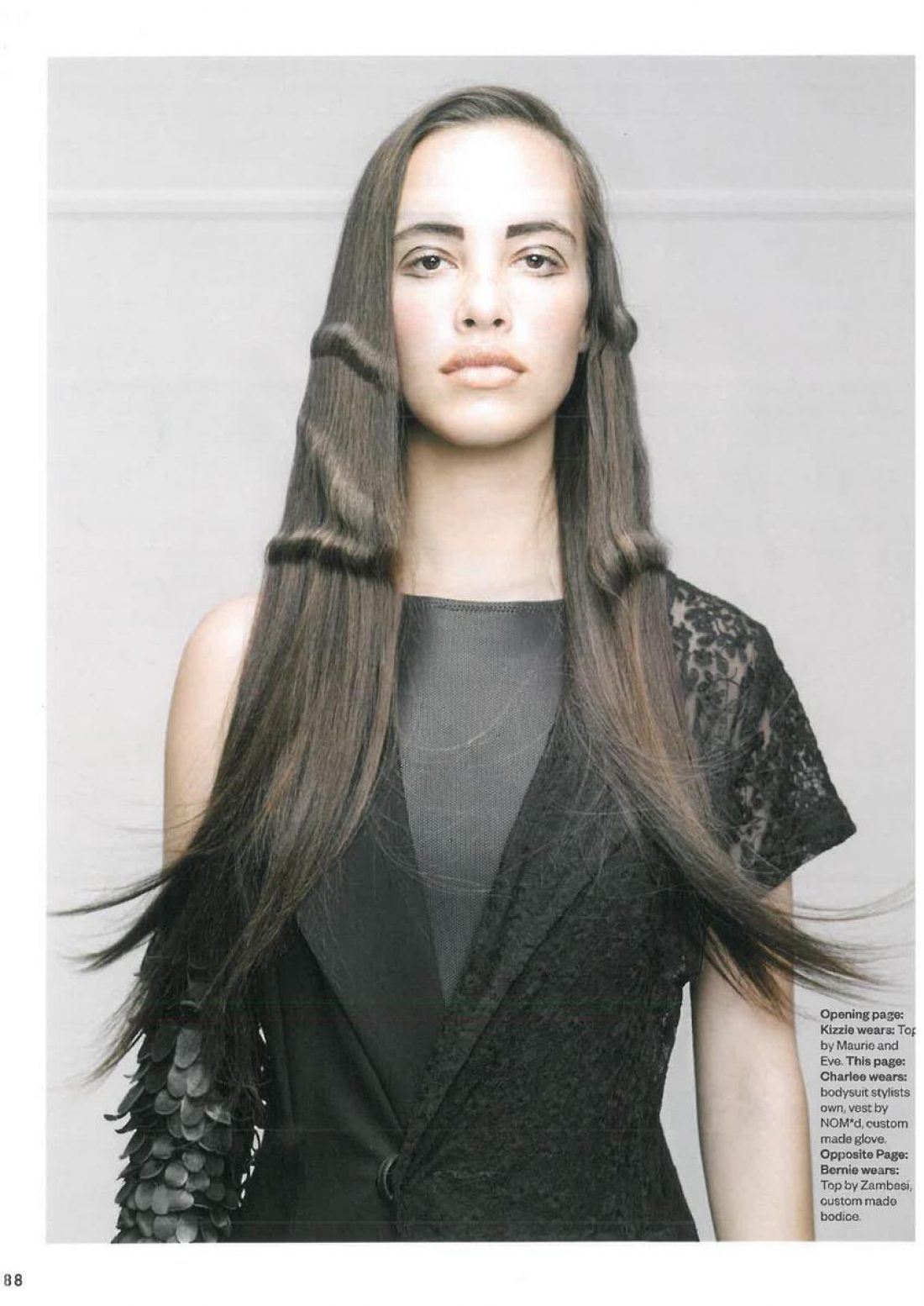 Charlee, Zazi & Bernie photographed by Charles Howells for Black Magazine #25, Fashion: Rachael Churchward, Hair: Greg Murrell @ Ryder salon, MUA: Carolyn Haslett & Paris taylor using MAC