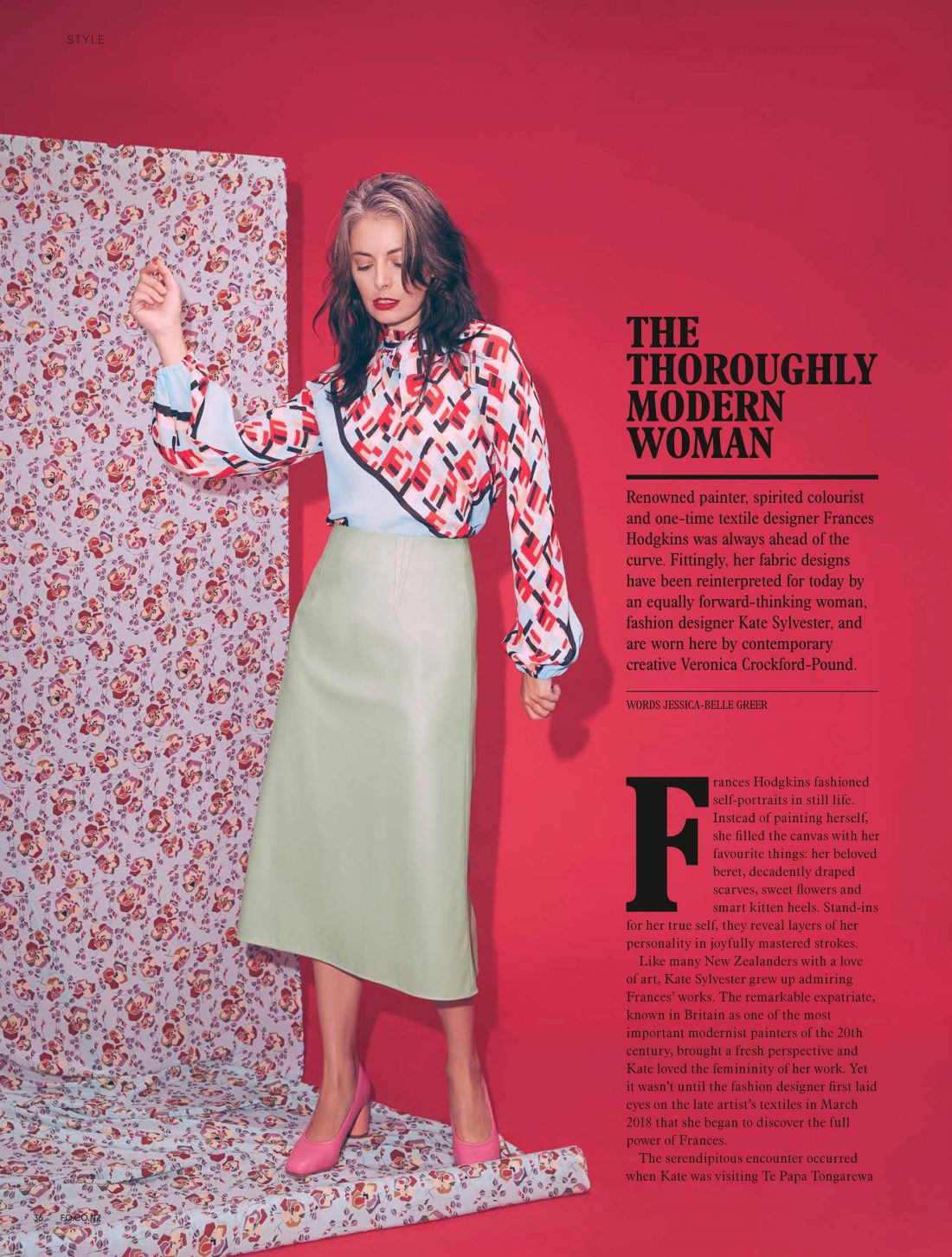 Veronica photographed by Mike Rooke for Fashion Quarterly Magazine , styling: Sally Ann Mullin