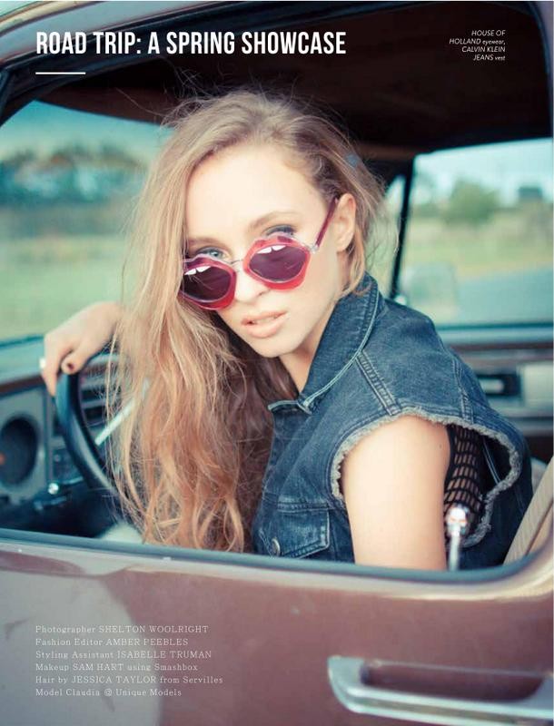 Claudia for Remix Magazine shot by Shelton Woolwright, styling Amber Peebles