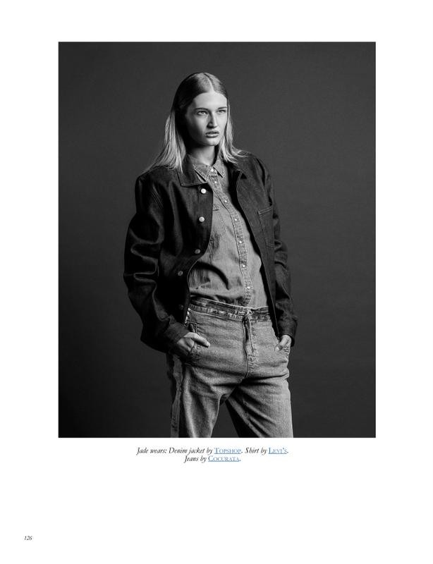 Jade in BLK ON BLK #4 shot by Damien Nikora