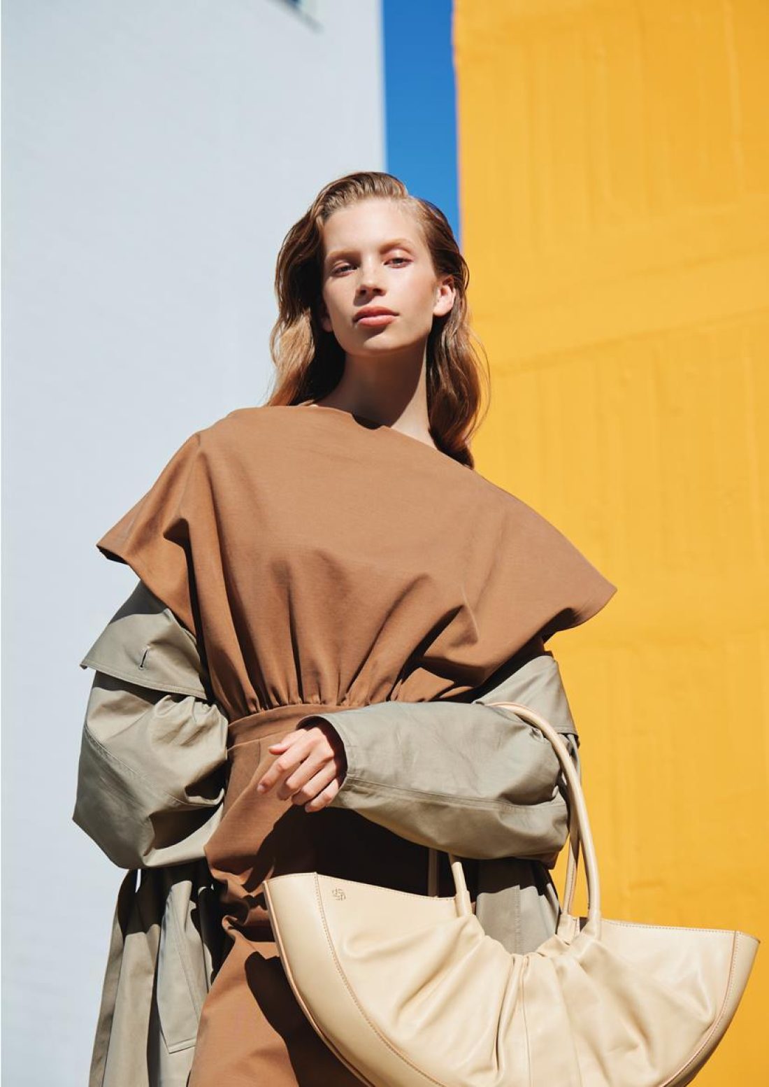 Mia S. photographed by Karen Inderbitzen Waller & Delphine Planqueel for Newmarket Magazine; H& M: Leisa Welch; Fashion: Tau Subritzsky