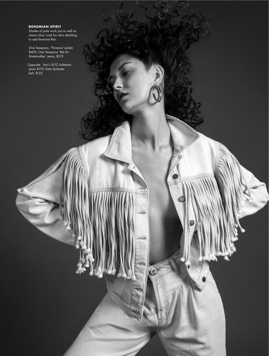 Ella photographed for Style Magazine by Guy Coombes: Styling Rachel Morton, Hair: Danny Pato, Mua: Leisa Welch