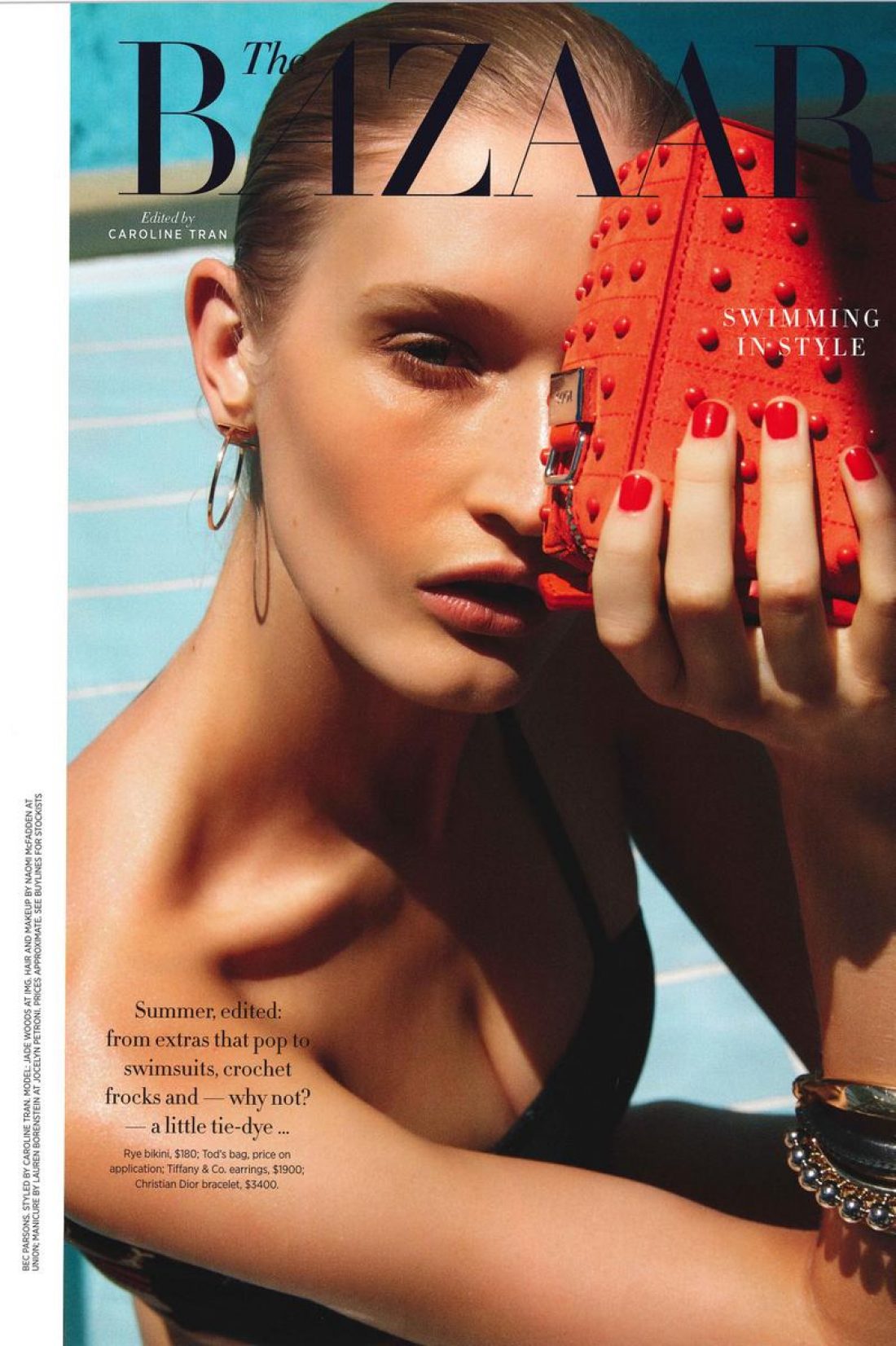 Jade photographed for Harpers Bazaar