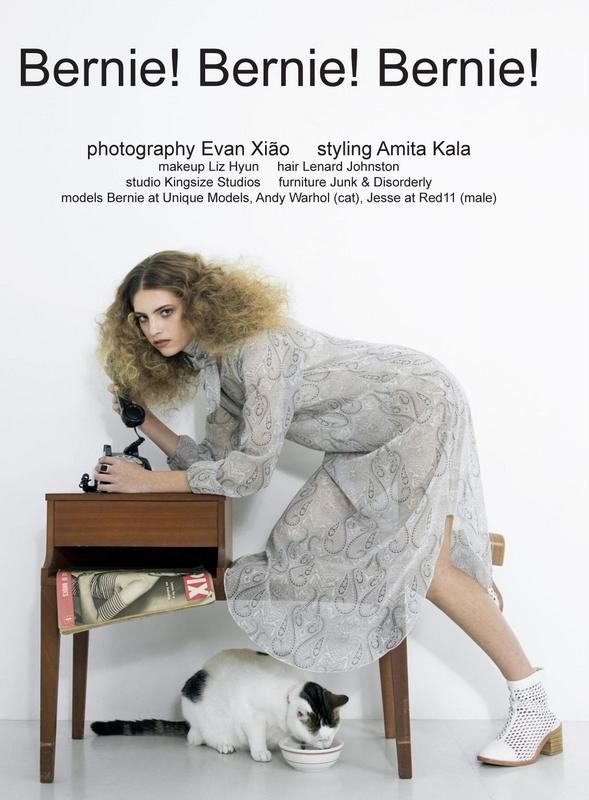 Bernie shot by Evan Xião for deFUZE Magazine