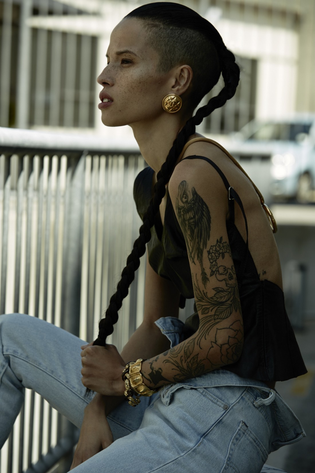 Dani photographed by Mara Sommer for SAUCE Magazine – www.sauce-mag.com PHOTOGRAPHER: Mara Sommer – www.marasommer.com ART DIRECTION: Theresa Frankovich – www.theresafrankovich.com STYLING: Zeenat Wilkinson and Constance Cummings from Love and Object www.loveandobject.com MODEL: Dani Hayes @ Unique Models  – www.uniquemodels.co.nz HAIR : Dany Pato from D&M Hair Design  – www.dandm.co.nz  MAKE UP: Eve Sorenson – www.evesorenson.com