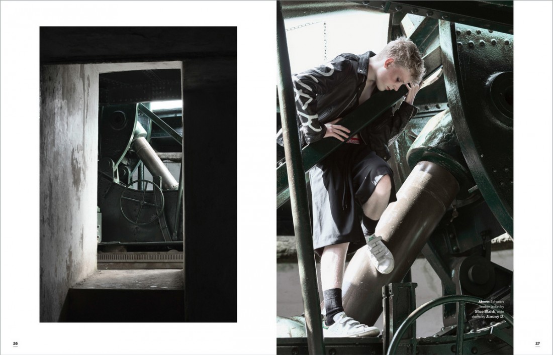 Ed photographed by Thian Benton-Fieulaine for Shout Out Magazine H/Mua: mandy kaur, Assist: Amina McCabe