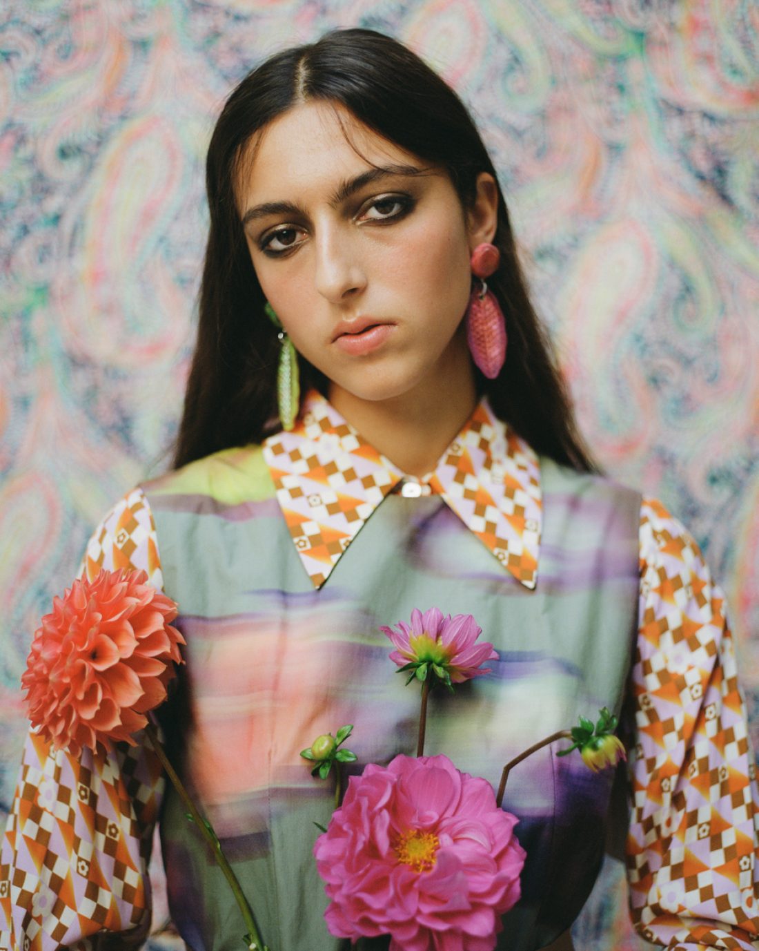 Mia Arlove photographed by Nicole Brannen for Viva Glossy Volume 8: Fashion Dan Ahwa; Mua: Shirley Simpson; Assist Annabel Freida