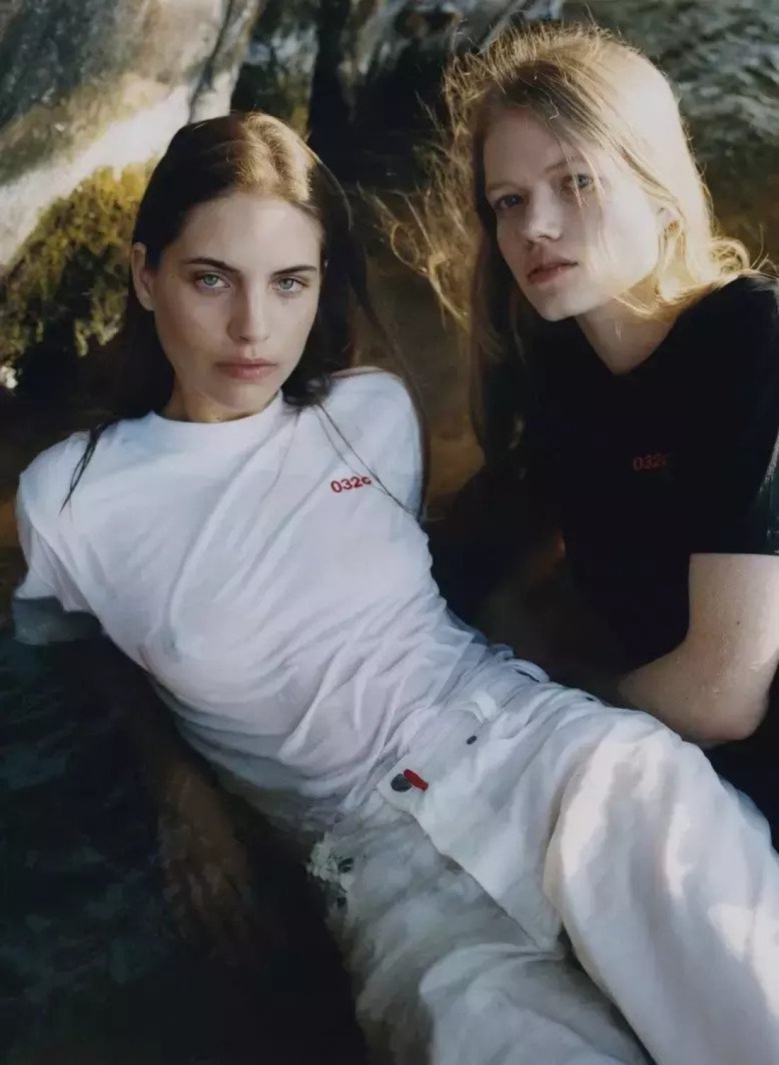 Bernie for 032c COSMIC LAKE  Photography: Vitali Gelwich  Models: Bernie Anker & Madeleine Fischer c/o ICONIC MANAGEMENT.  Styling: Lorena Maza  Hair and makeup: Victoria Reuter  First assistant: Paul Skulimma Second assistant: Milan Koch