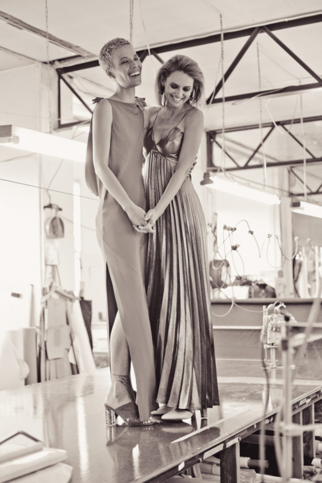 Penny Pickard and Danielle Hayes photographed by Katherine Tuenter from The Undefined Photography Videographer: James Yang Stylist: Sammy Salsa Makeup and Hair: Natalie Dent using MAC Cosmetics Art Director: Carolyn Ebrey Producer: Evelyn Ebrey Stylist’s Assistant: Mason Kelly Location: The Pattern Table – Thank you to co-owner Stephen Blase and team.