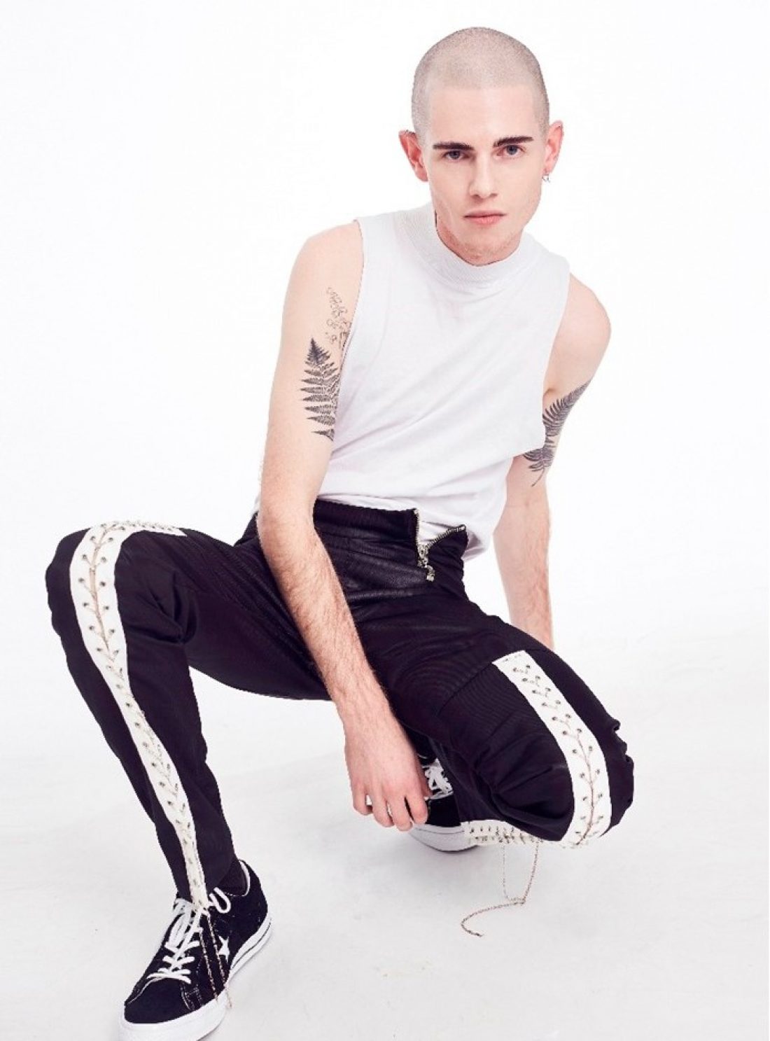 Lochie Stonehouse photographed for Blacklist by Stephen Tilley in Converse
