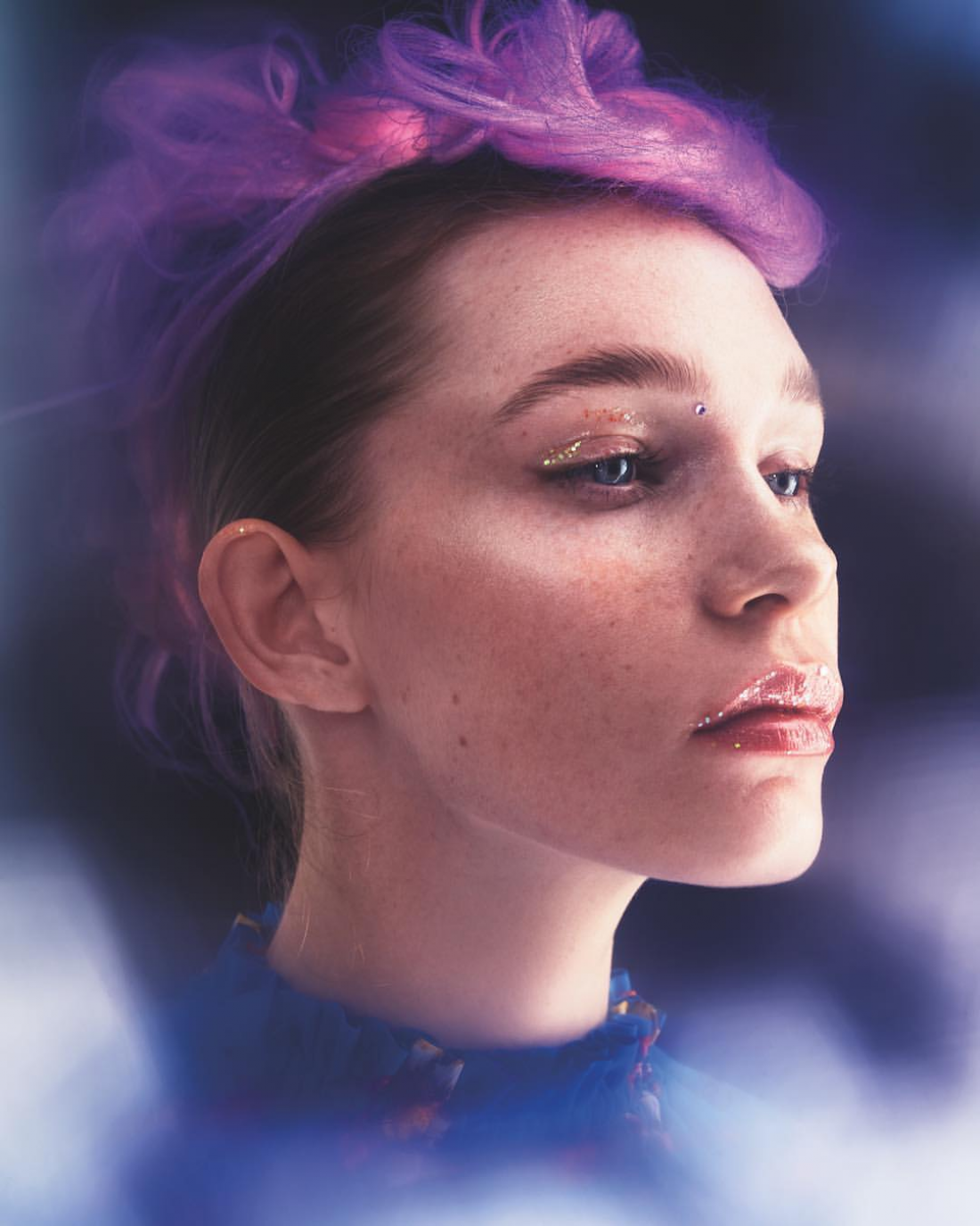 Phoebe Walsh photographed by Charles Howells for Black Magazine “Into the Mystic”; Fashion by Rachael Churchward; Mua; Lochie Stonehouse; Hair: Benjamin James at Ryder Salon