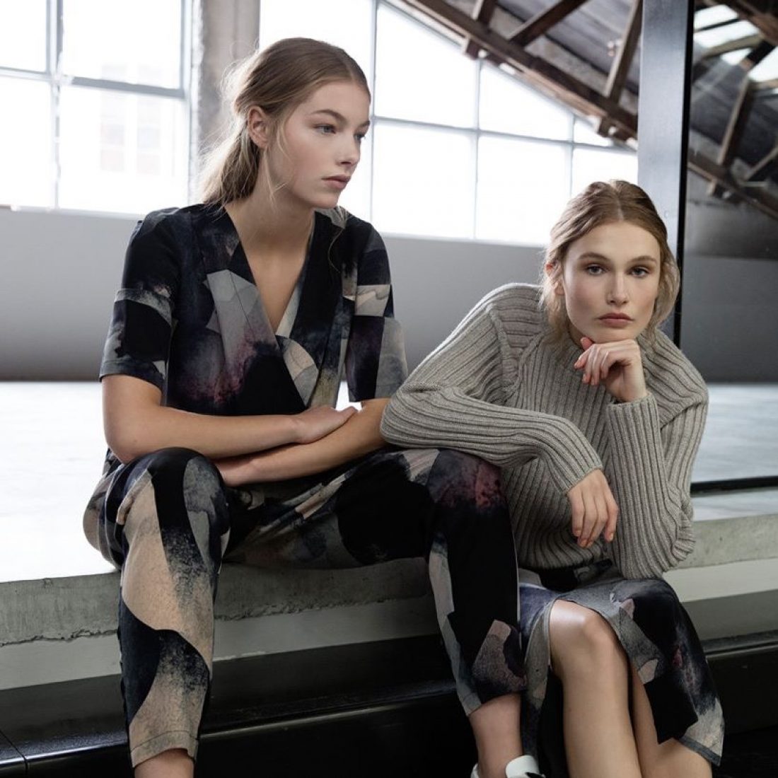 Jade & Polly photographed by Olivia Hemus for Juliette Hogan SS17