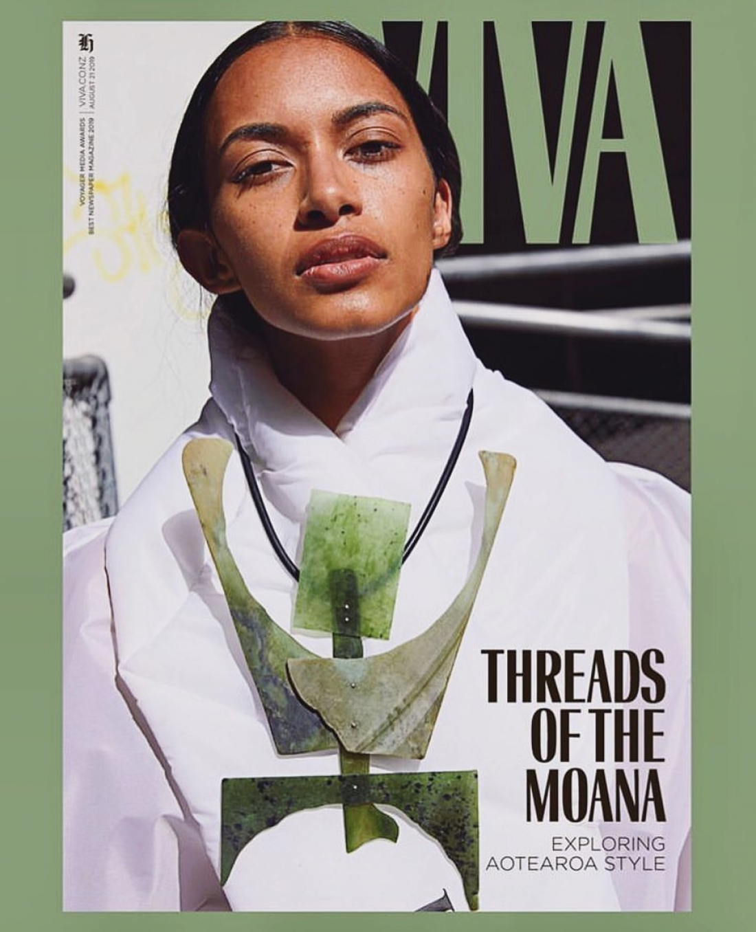 Layla photographed for Viva Magazine Cover by Mara Sommer: Fashion : Dan Ahwa