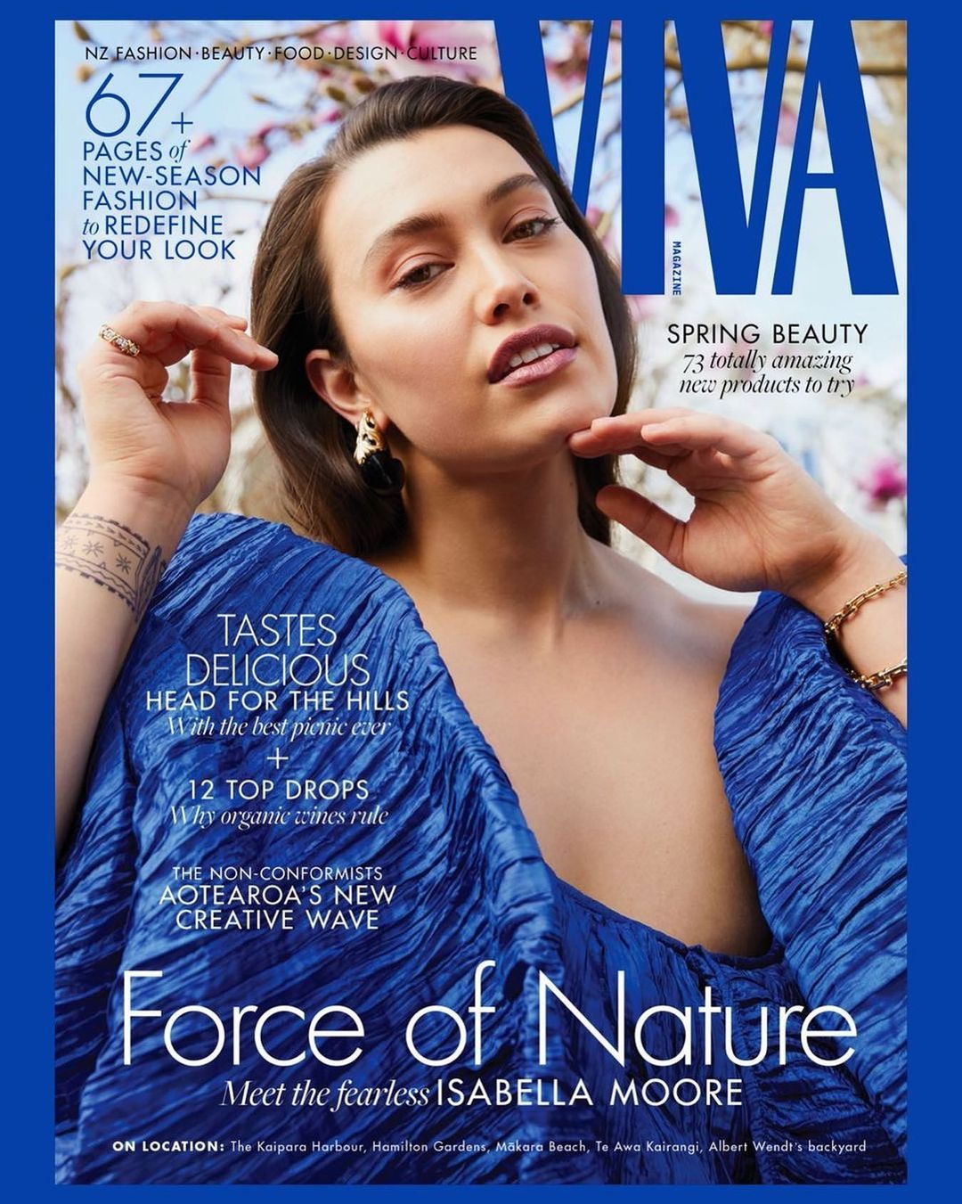 #Force of Nature #ISABELLA covers Viva Glossy Spring Issue  Photographed by Mara Sommer wearing a design by  Havilah Arendse @havilah.label Fashion & Concept by Dan Ahwa Hair by @seanpatrickmahoney & make up by @geegee_makeupartist  writing @amanda_linnell , Viva Editor.