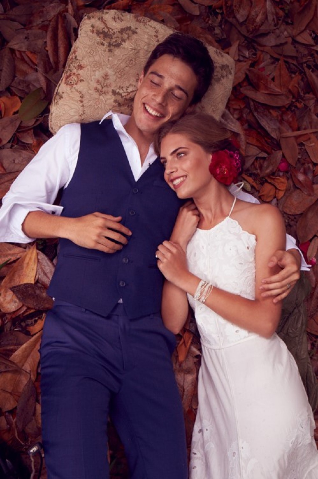 Bernie & Sean photographed by Steve Tilley for New Zealand Weddings Magazine : Styling by Ana Macdonald